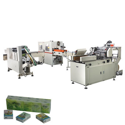 Full automatic handkerchief paper portable tissue making machine production line