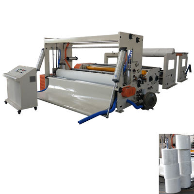 वायवीय समय 15KW टॉयलेट टिशू पेपर बनाने की मशीन जंबो रोल
