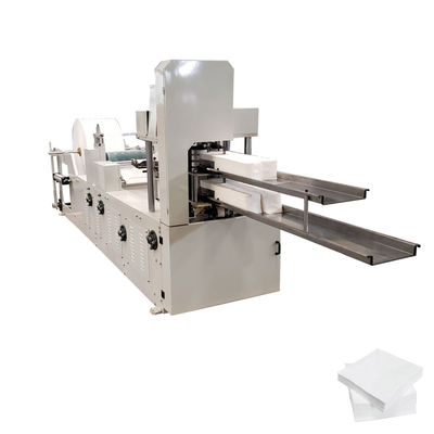 डबल डेक एम्बॉसिंग व्हाइट नैपकिन टिशू पेपर मेकिंग मशीन 4.5KW 1.5T
